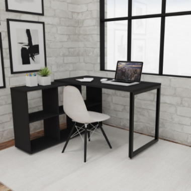Titan Desk Black Frame and Top