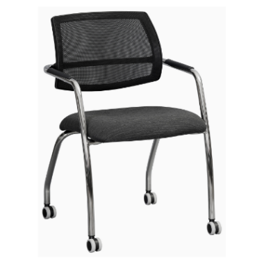 Urban Netted Back Chair on Castors