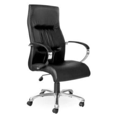 Salvador Executive Chrome High Back Chair